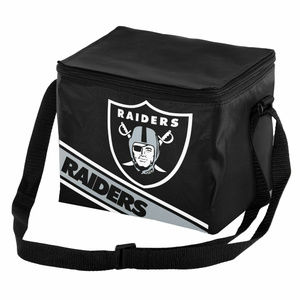 Oakland Raiders NFL Big Logo Stripe 12 pack Lunch